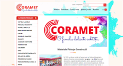 Desktop Screenshot of coramet.ro